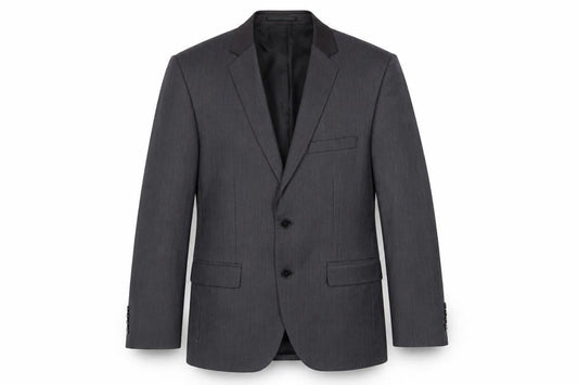 M&Co Mens Black Striped  Jacket Blazer Size 46