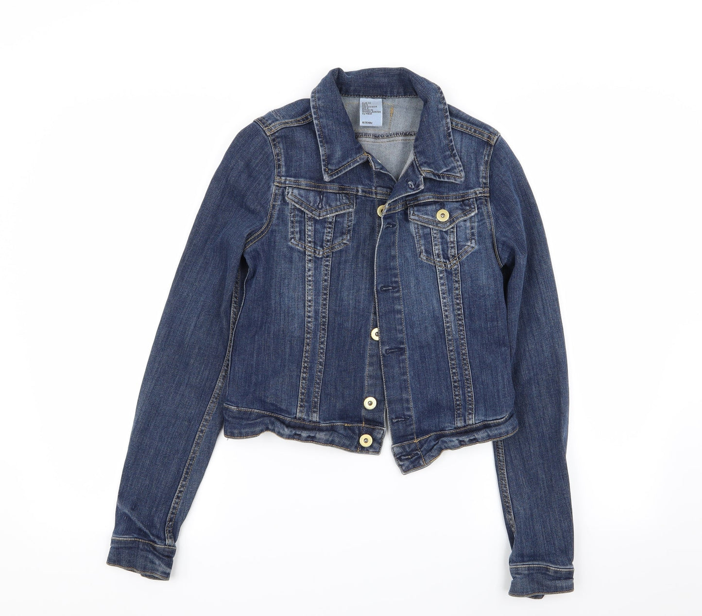 H&M Womens Blue   Jacket  Size 6