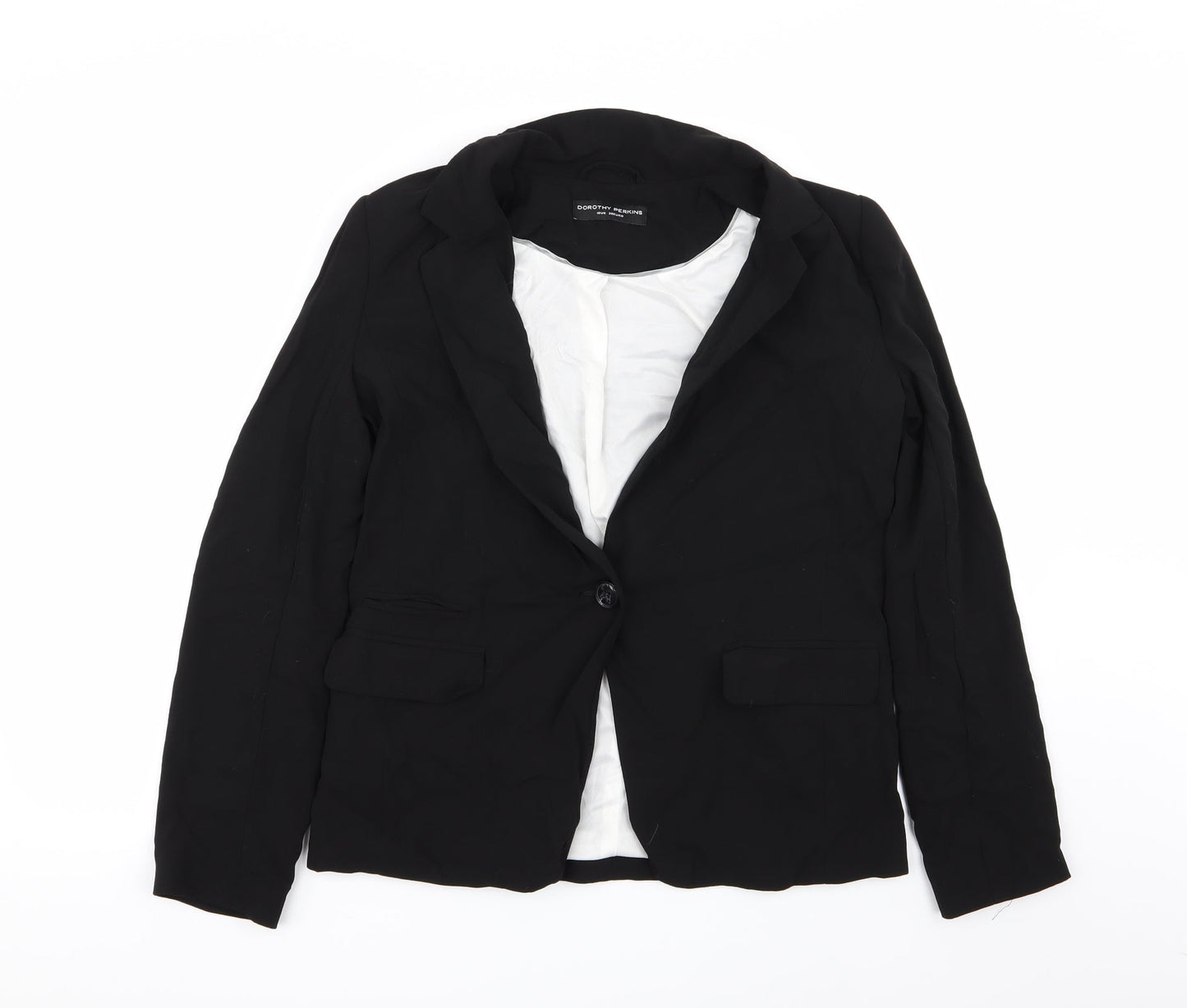 Dorothy Perkins Womens Black   Jacket Blazer Size 10