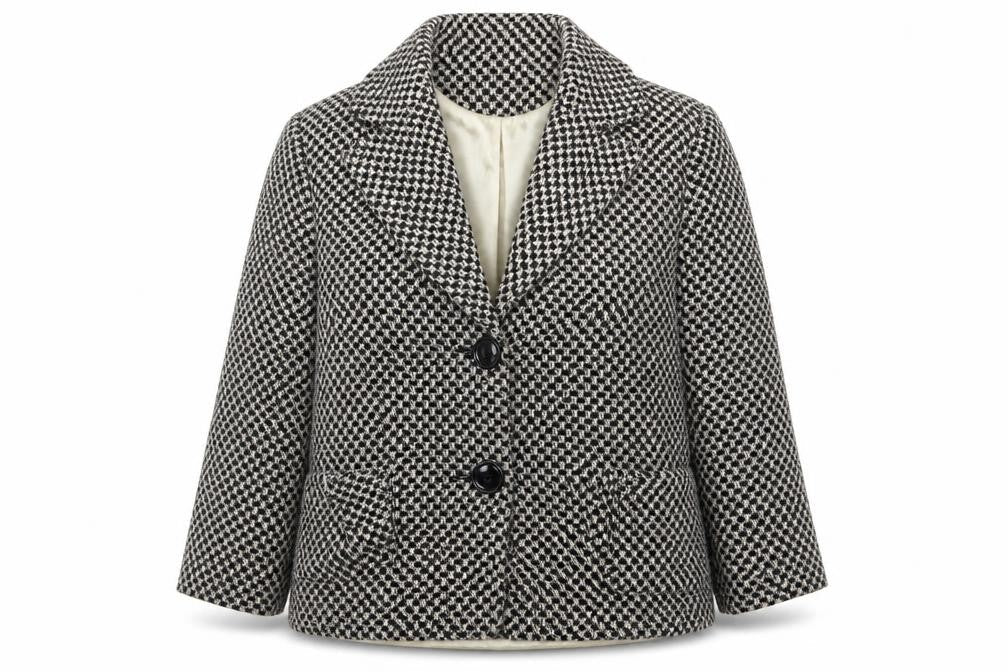 TCM Womens Multicoloured Check  Jacket Coat Size 12