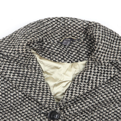 TCM Womens Multicoloured Check  Jacket Coat Size 12