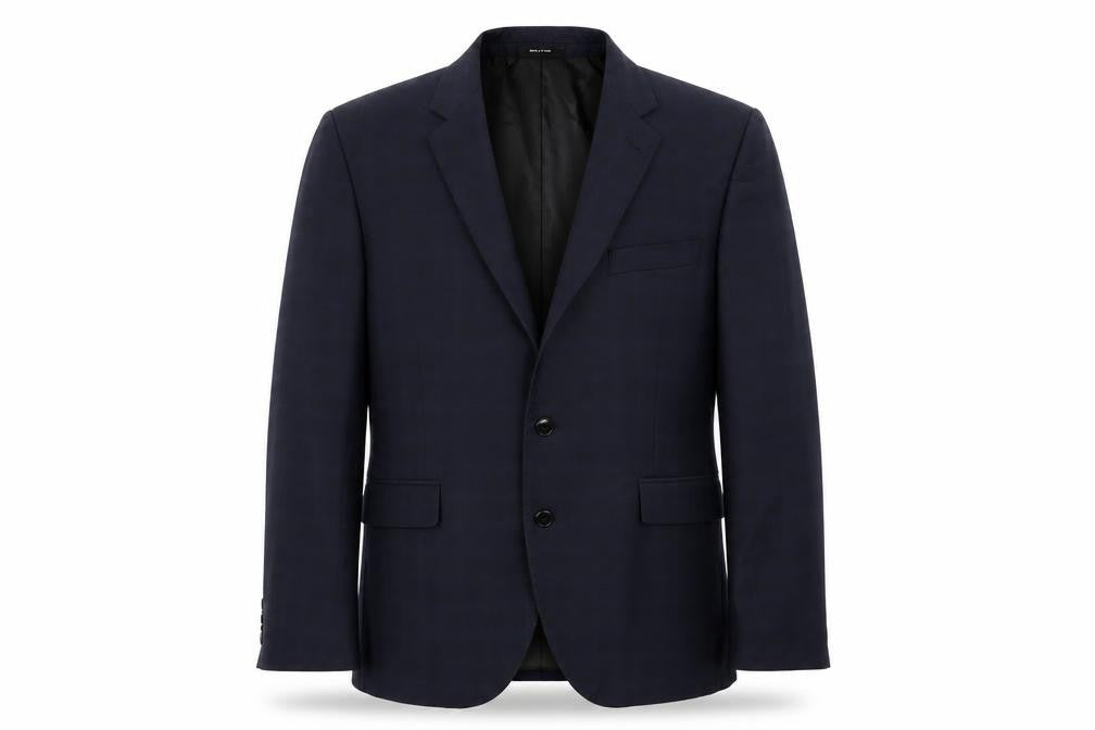 Cedarwood State Mens Blue Check Jacket Blazer Size 44
