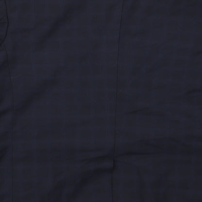 Cedarwood State Mens Blue Check Jacket Blazer Size 44