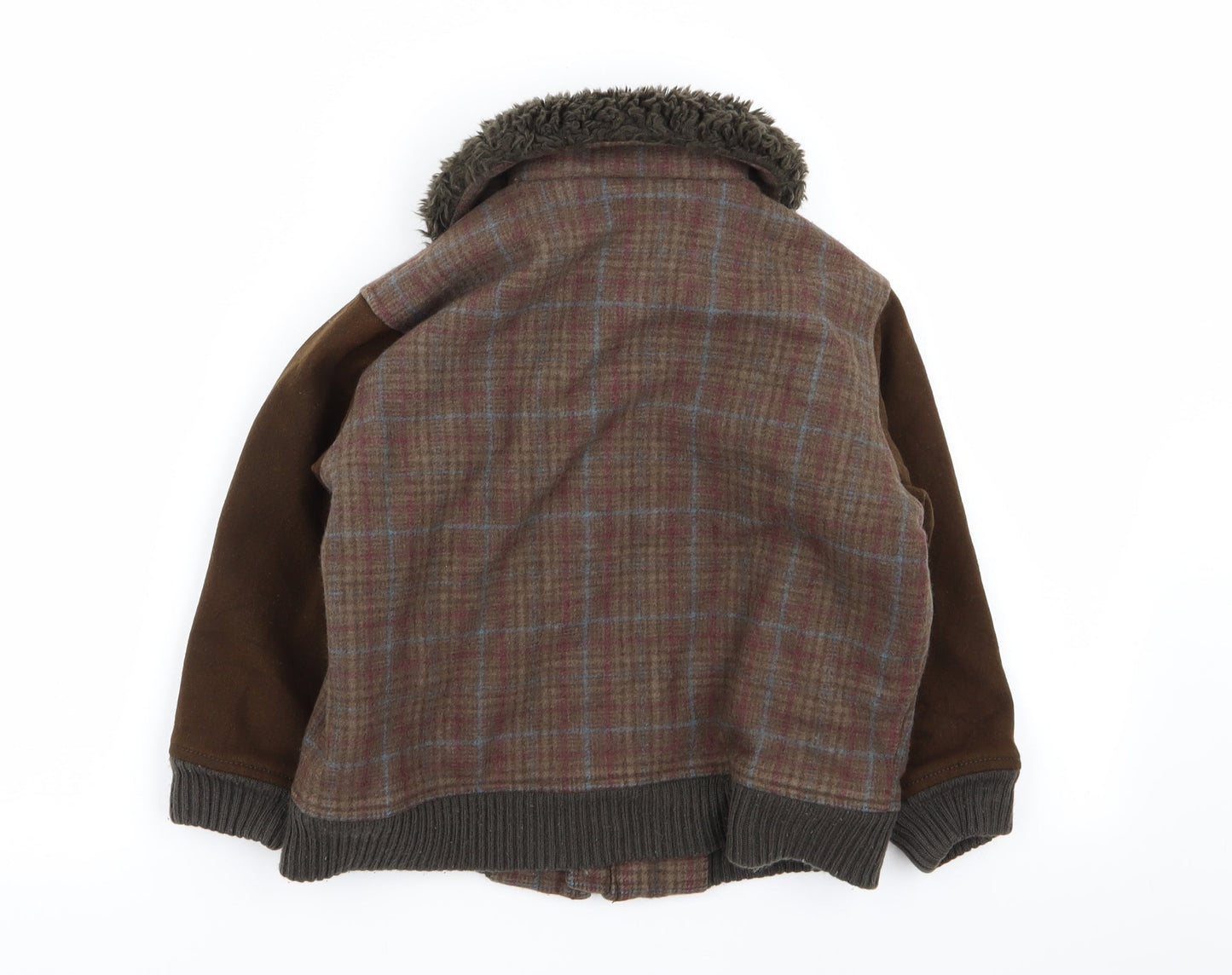 Gap Boys Brown Check  Jacket  Size 4-5 Years