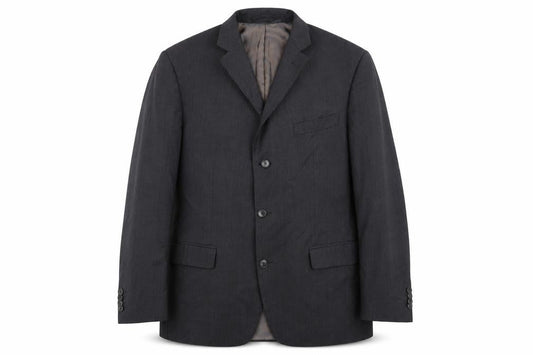 Marks & Spencer Mens Grey Striped  Jacket Blazer Size 40