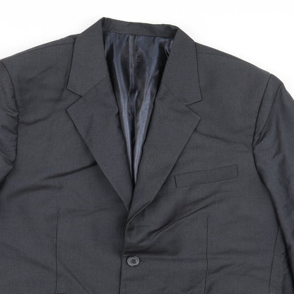 Preworn Mens Grey   Jacket Blazer Size 42