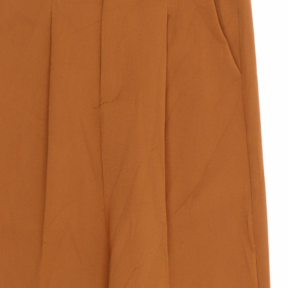 xinshishan Womens Brown   Trousers  Size M L22 in