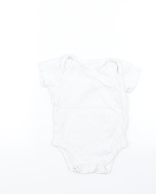 Nutmeg Baby White   Babygrow One-Piece Size 18-24 Months