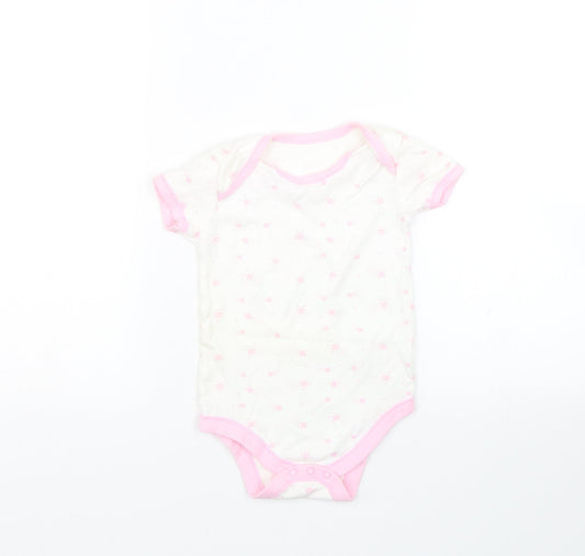 Matalan Baby White Polka Dot  Babygrow One-Piece Size 18-24 Months