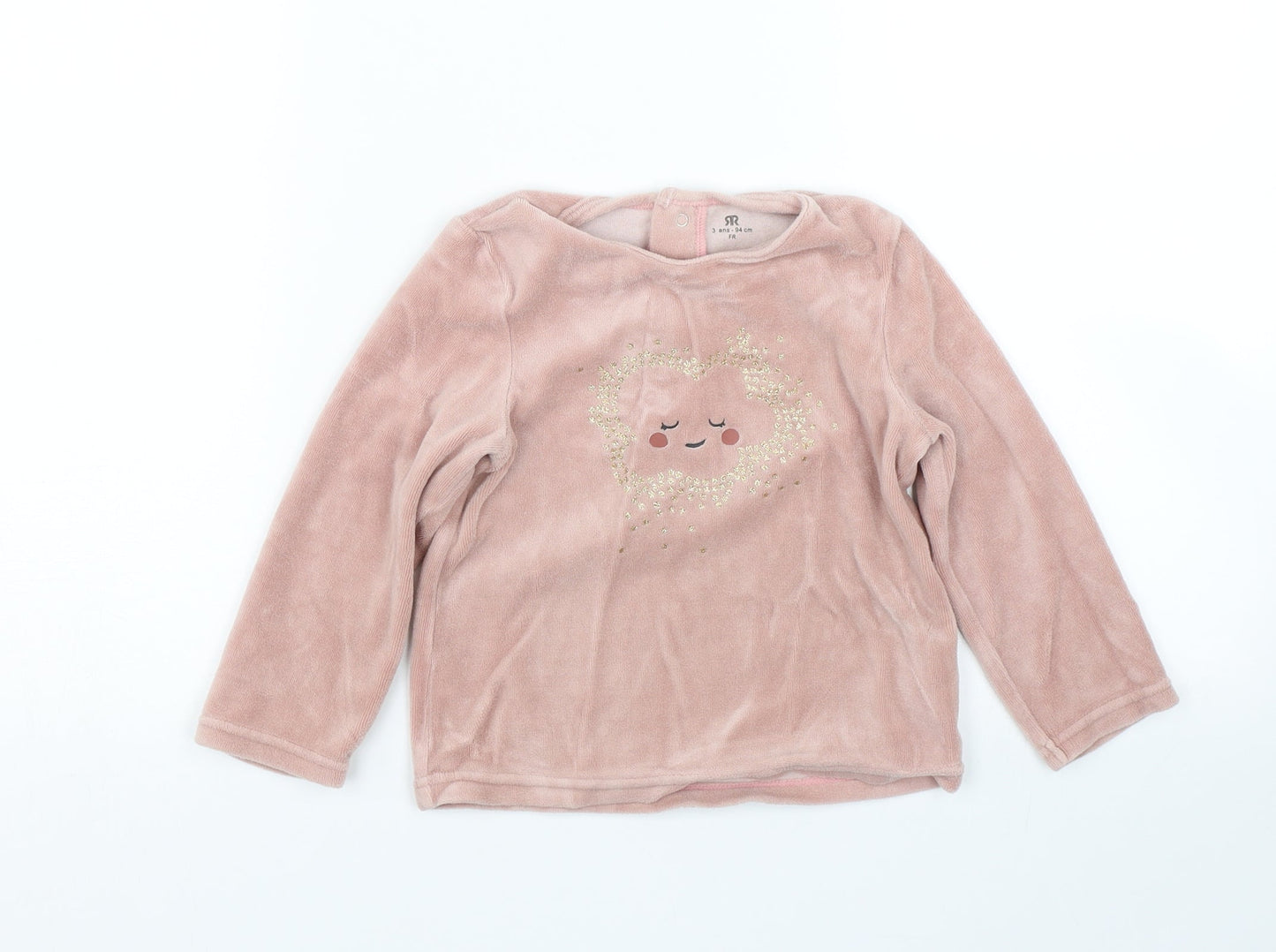 RR Girls Brown   Basic T-Shirt Size 3 Years