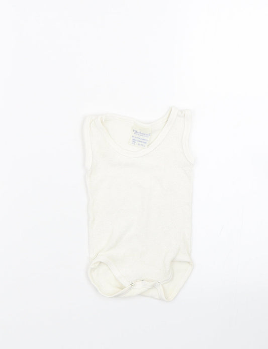 Mothercare Baby White   Babygrow One-Piece Size 0-3 Months