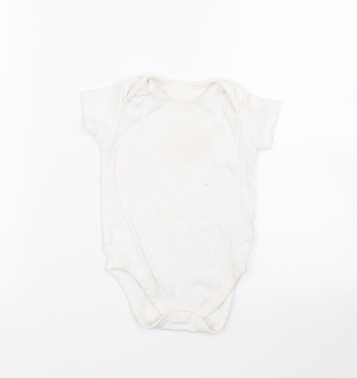 Nutmeg Baby White   Babygrow One-Piece Size 18-24 Months