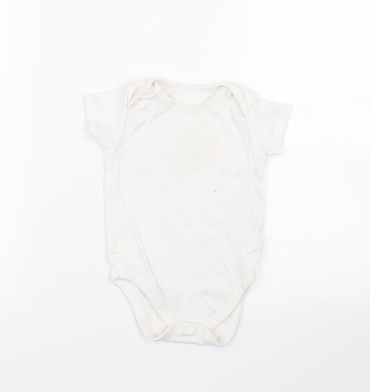 Nutmeg Baby White   Babygrow One-Piece Size 18-24 Months