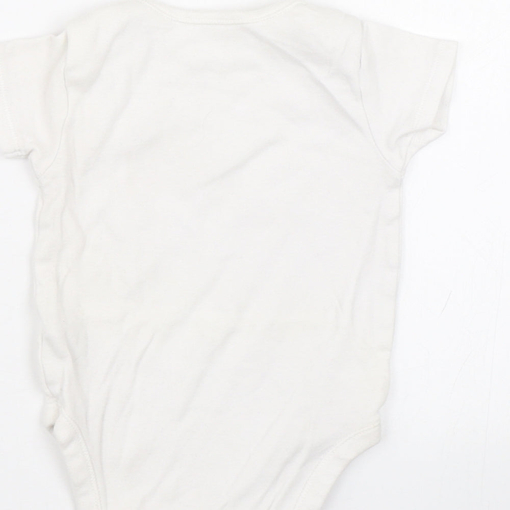 Nutmeg Baby White   Babygrow One-Piece Size 18-24 Months