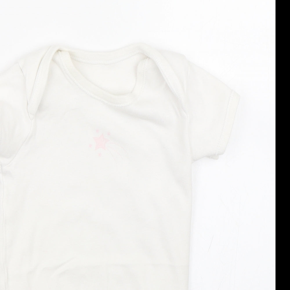 Matalan Baby White   Babygrow One-Piece Size 18-24 Months