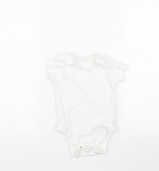Nutmeg Baby White   Babygrow One-Piece Size 18-24 Months