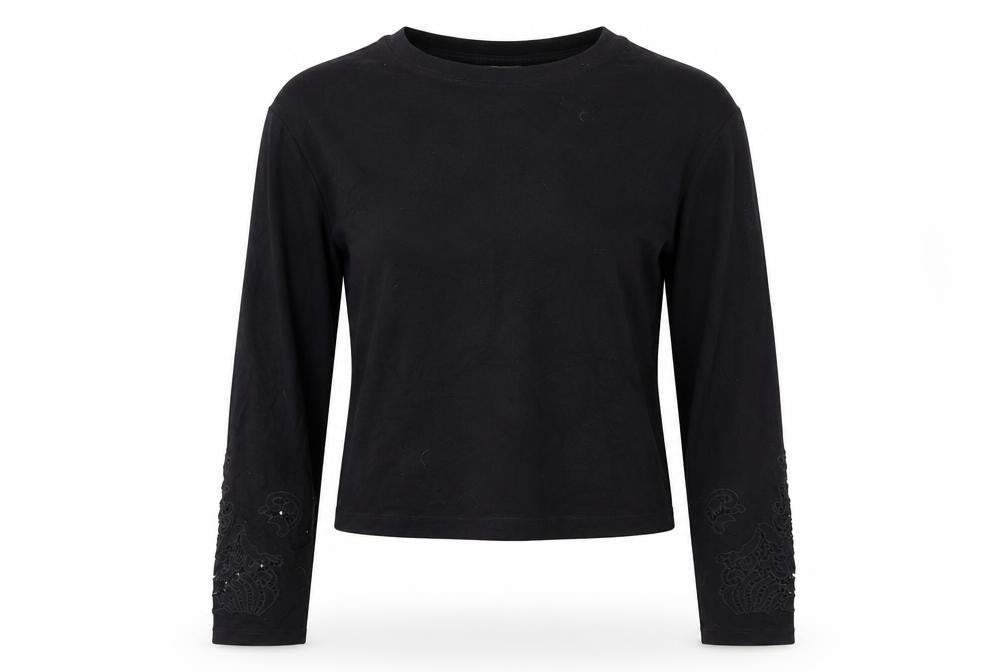 H&M Womens Black   Basic T-Shirt Size S