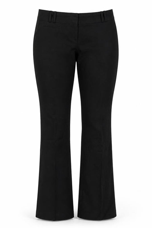 Peacocks Womens Black   Trousers  Size 10 L30 in
