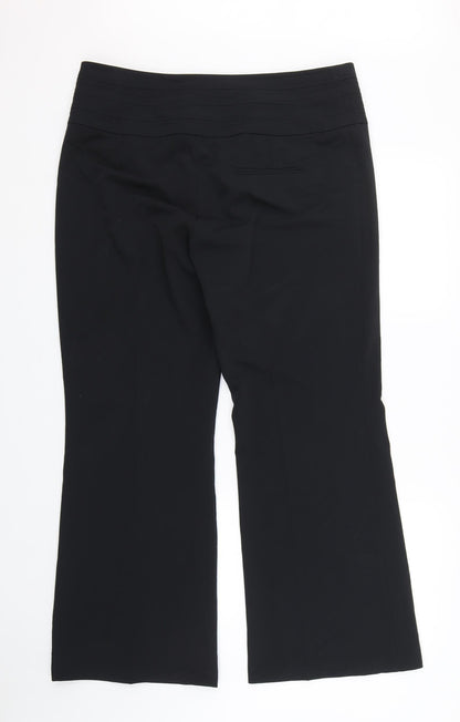 Marks & Spencer Womens Black   Trousers  Size 16 L27 in