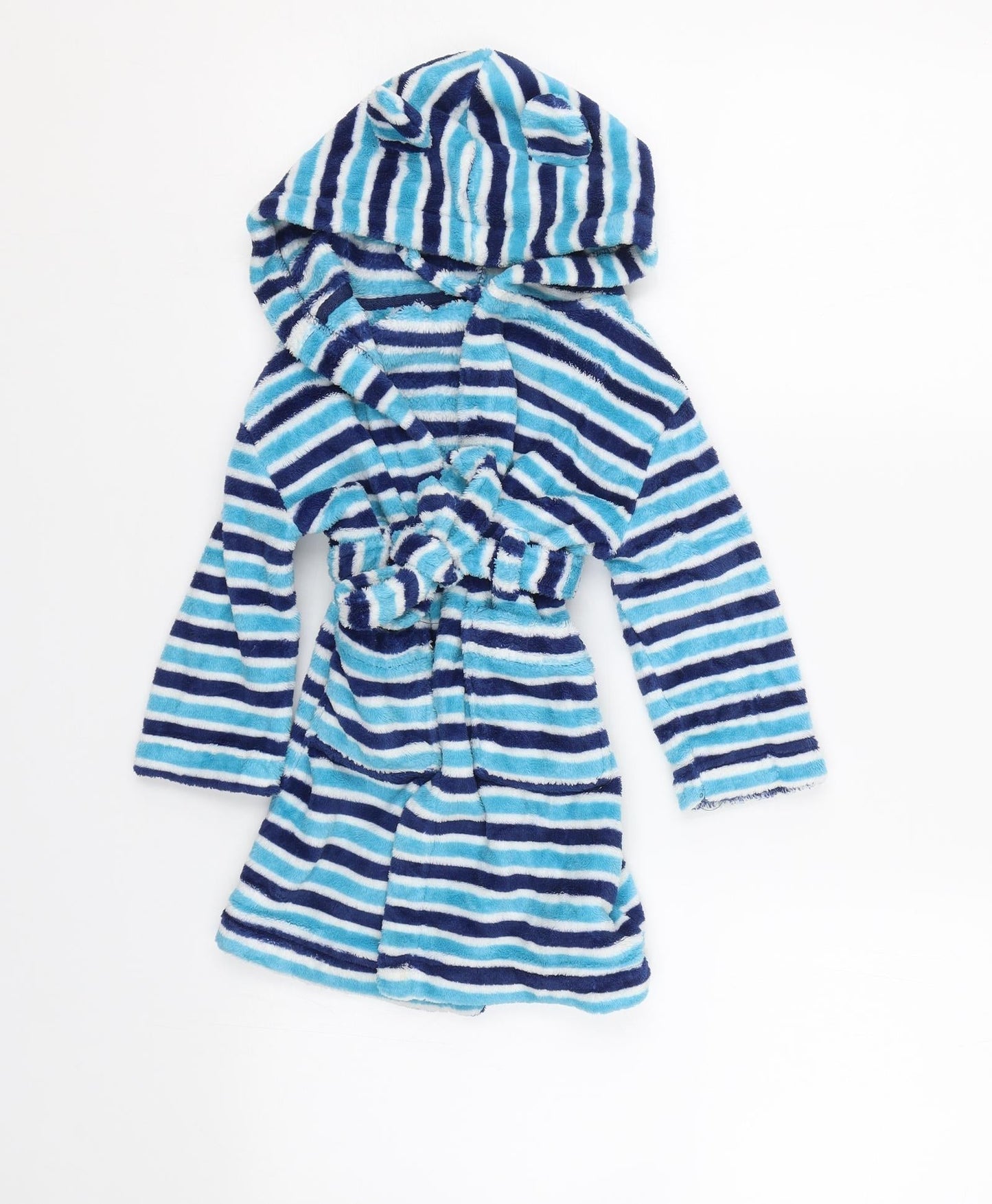 John Lewis Baby Blue Striped  Cami Gown Size 18-24 Months