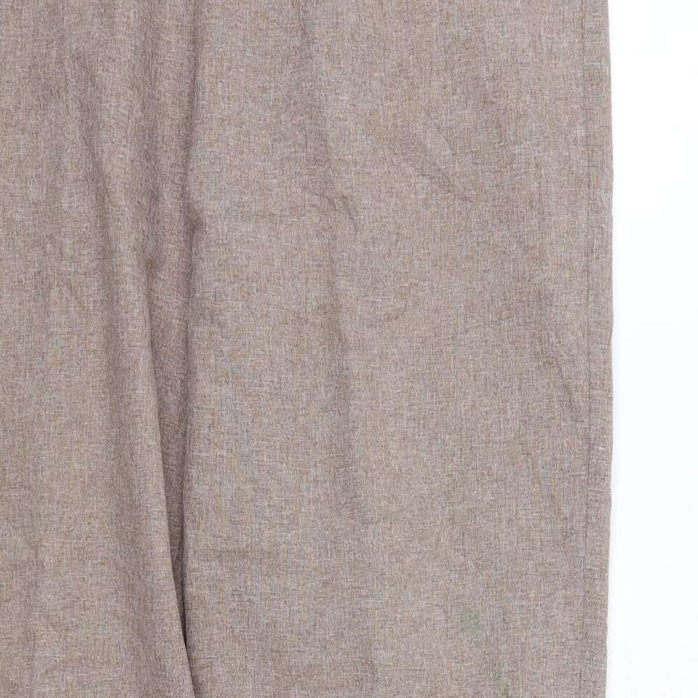 Preworn Womens Brown   Trousers  Size 18 L27.5 in