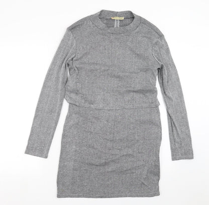 Cameo Rose Womens Grey Striped Shift Size 12