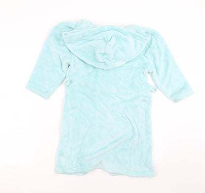 Marks & Spencer Girls Green Solid  Top Robe Size 7-8 Years