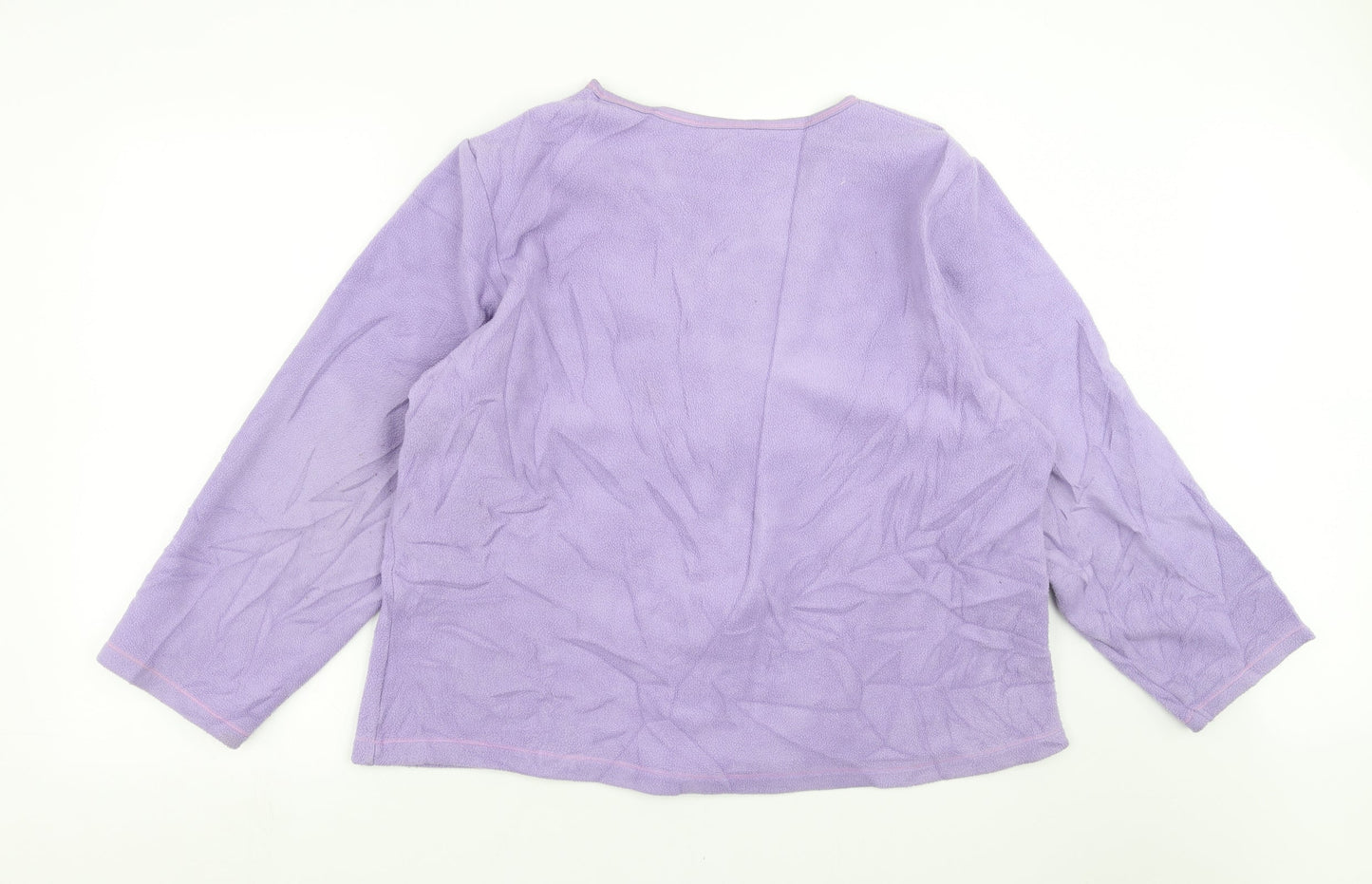 Disney Womens Purple Solid  Top Pyjama Top Size 18  - winne the pooh, disney