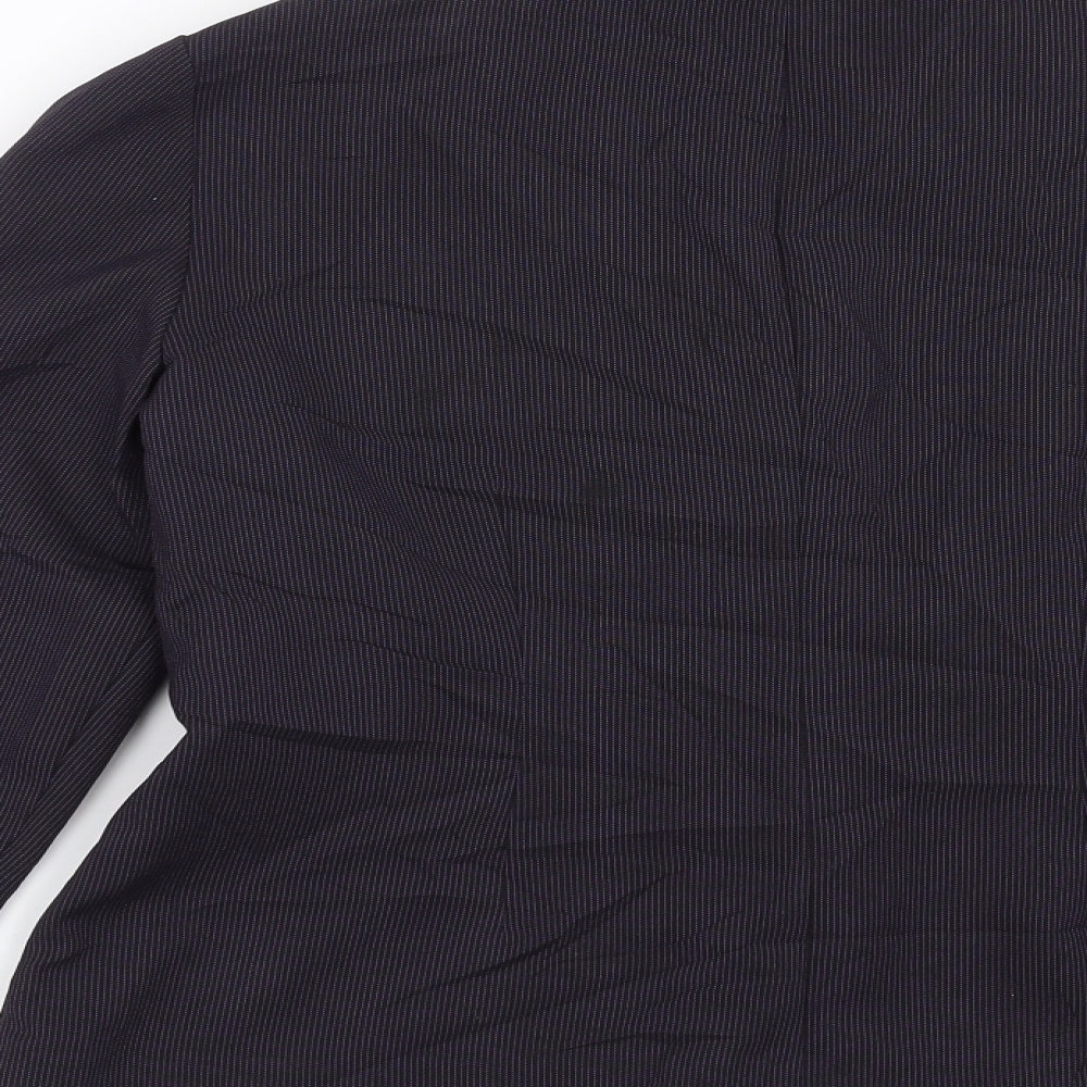sweet suit Womens Purple Striped  Jacket Suit Jacket Size 8
