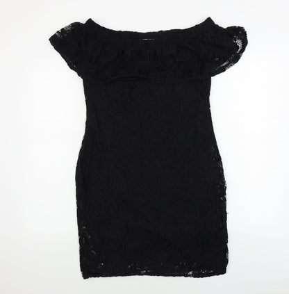 Peacocks Womens Black   Bodycon  Size 10