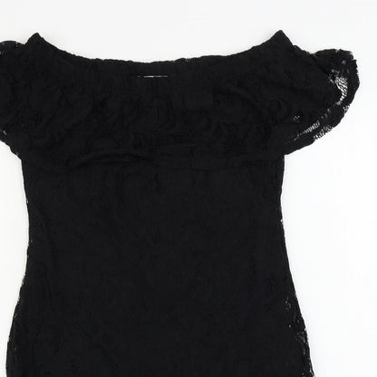 Peacocks Womens Black   Bodycon  Size 10