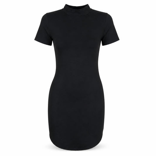 Front view of Missguided women’s black bodycon, size UK 8
