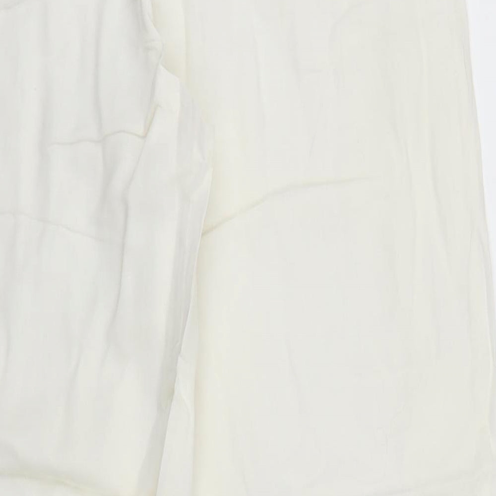H&H Fashion Womens Ivory   Trousers  Size L L27 in
