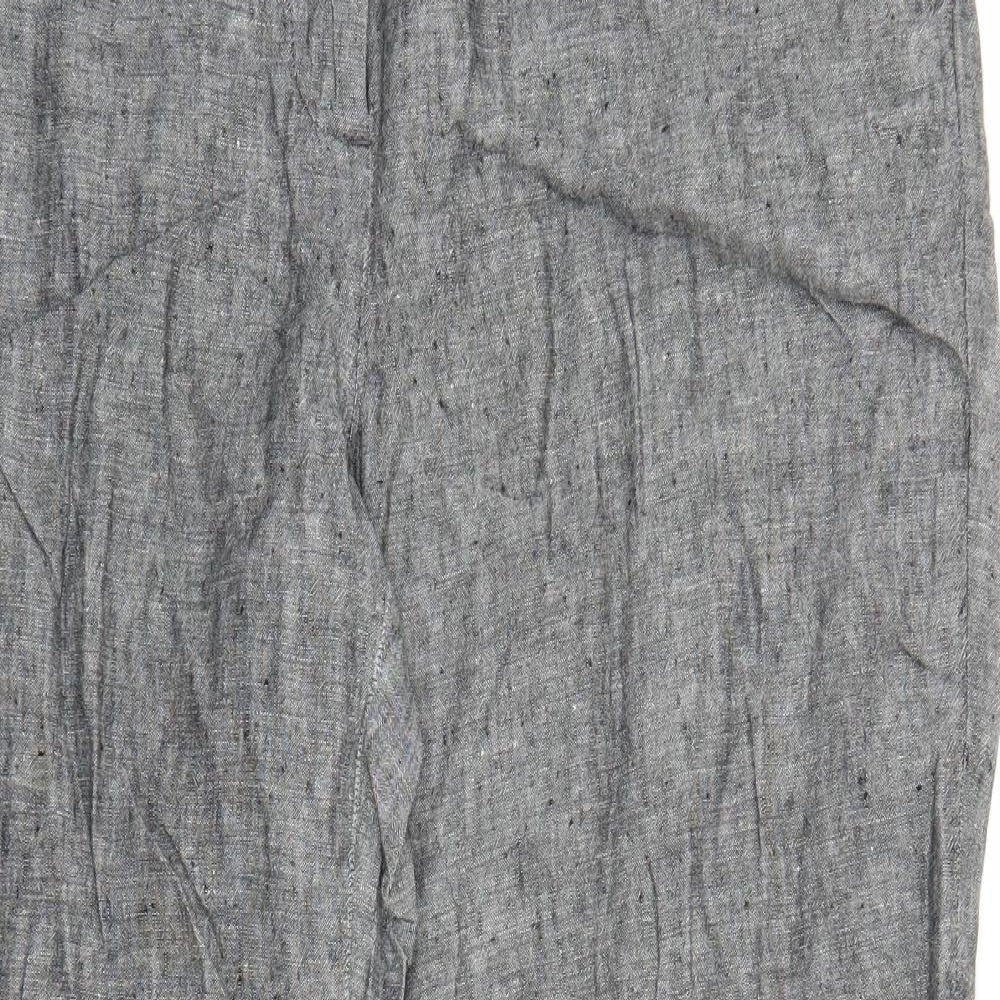 Saviour Womens Grey   Trousers  Size 38 in L27 in