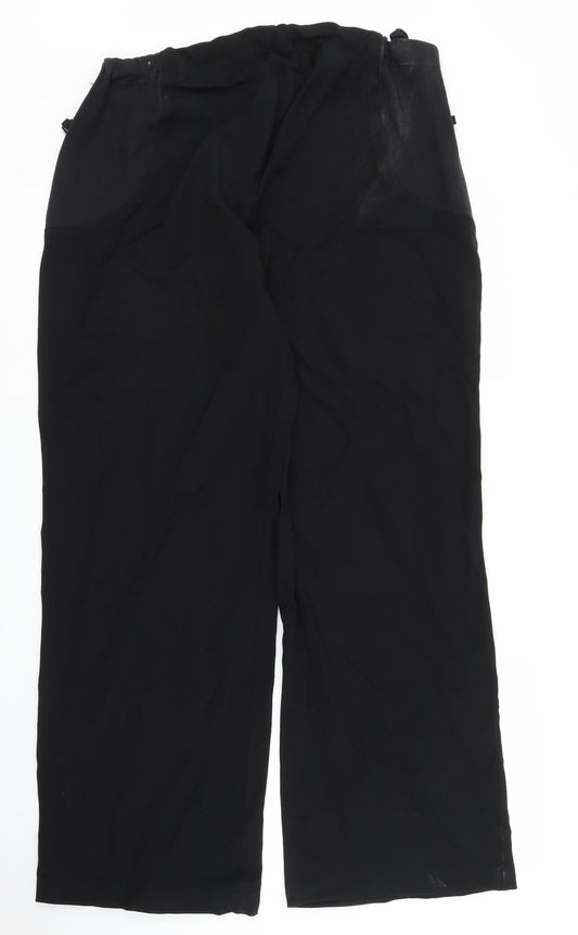 Preworn Womens Black   Trousers  Size 16 L28 in