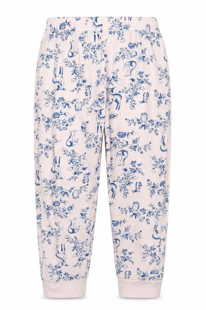 Nutmeg Girls Pink Solid  Capri Pyjama Pants Size 3-4 Years