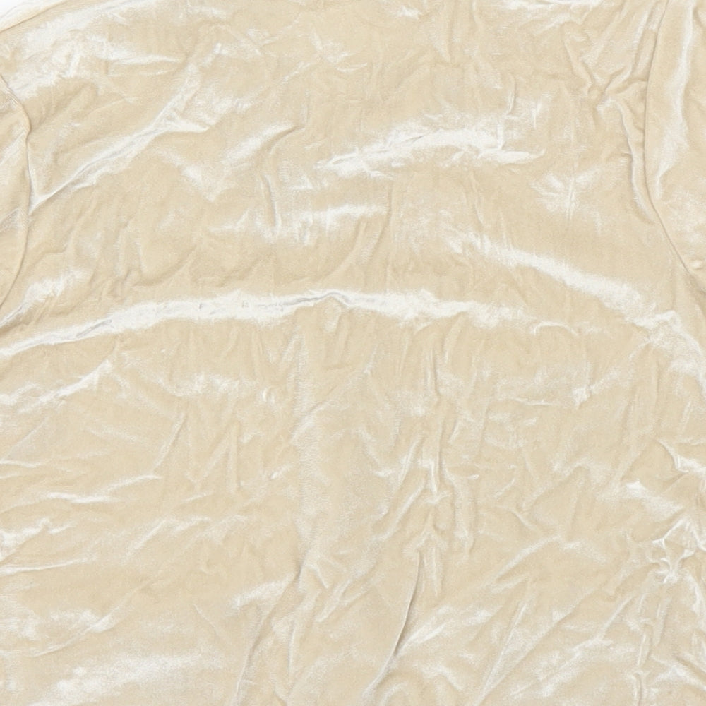 Winter Roes Girls Beige  Velvet Top Pyjama Top Size 9-10 Years