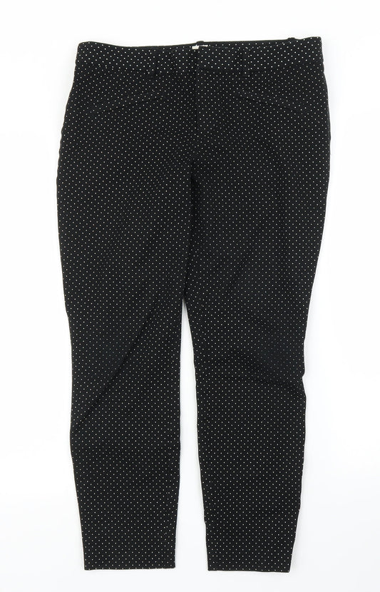 Gap Womens Black   Pedal Pusher Trousers Size 8 L24 in