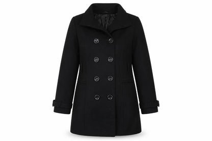Roman Womens Black   Jacket Coat Size S