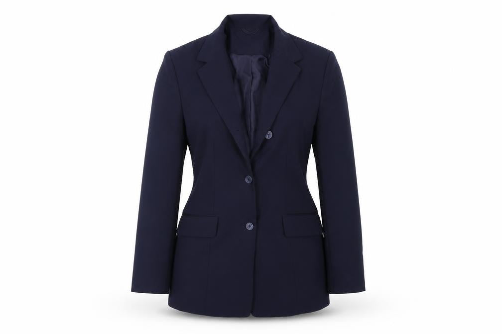 Preworn Womens Blue   Jacket Suit Jacket Size 14
