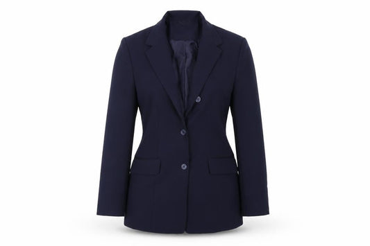 Preworn Womens Blue   Jacket Suit Jacket Size 14