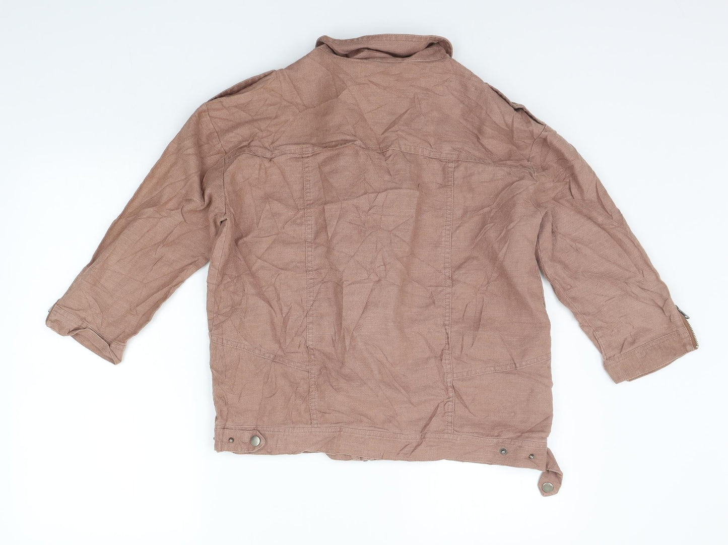 WAREHOSUE Womens Beige   Jacket Coat Size 10