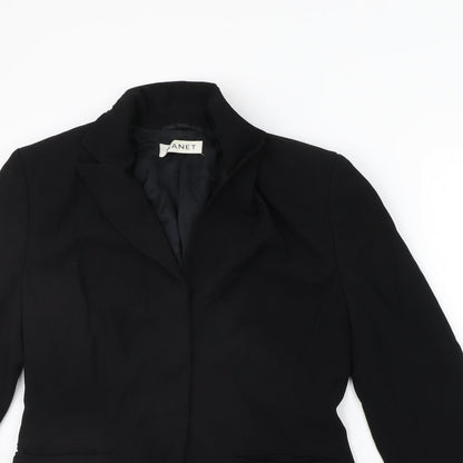 PLANET Womens Black   Jacket Blazer Size 8
