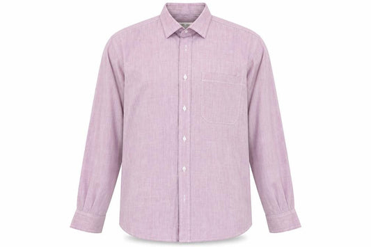 BHS Mens Purple    Button-Up Size 15.5
