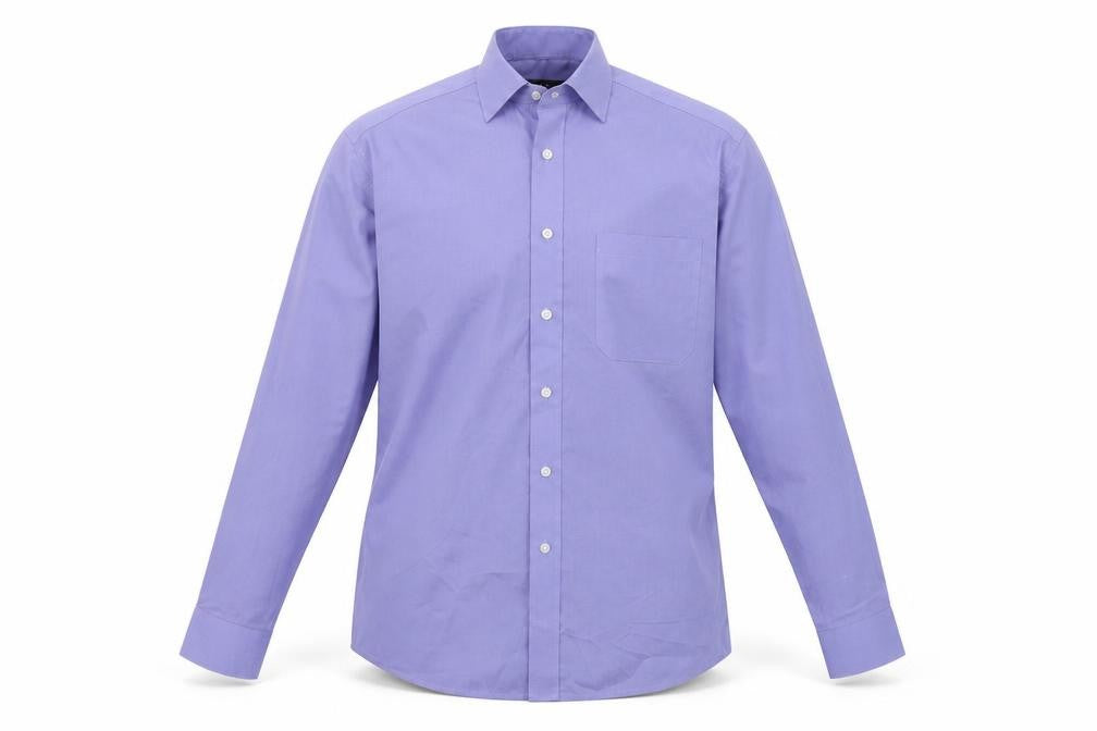 Double TWO Mens Purple    Button-Up Size 15.5