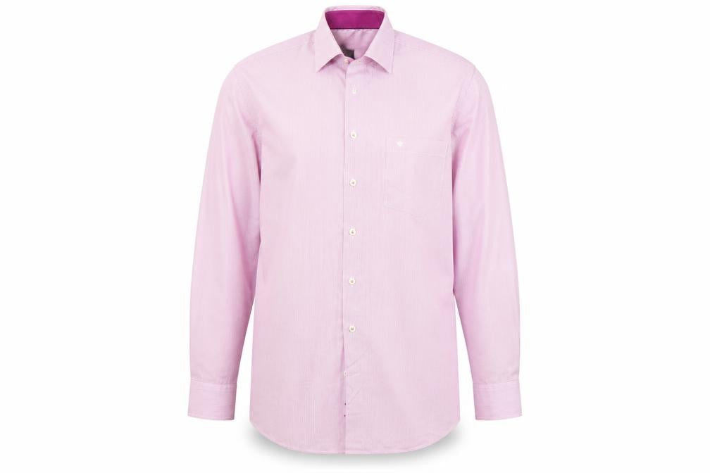 Seidensticker Mens Pink    Button-Up Size 16