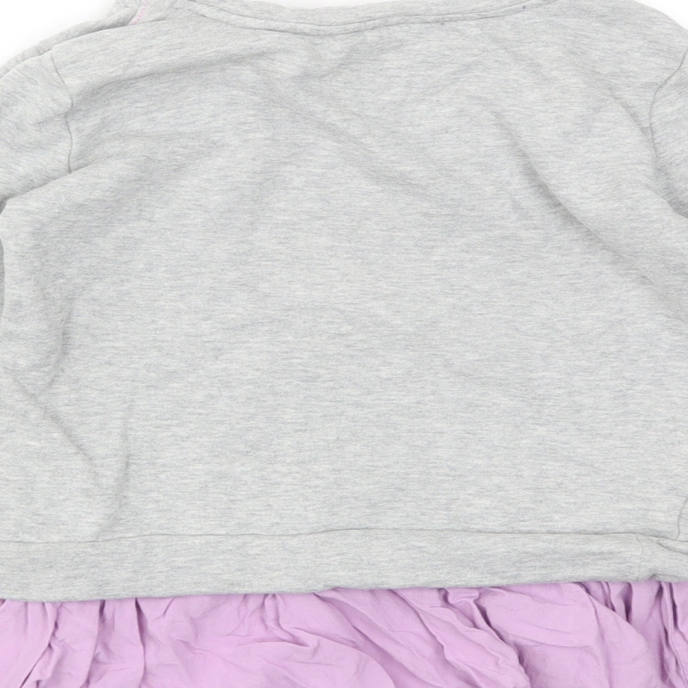 Pumpkin Patch Girls Grey   Pullover Jumper Size 9 Years