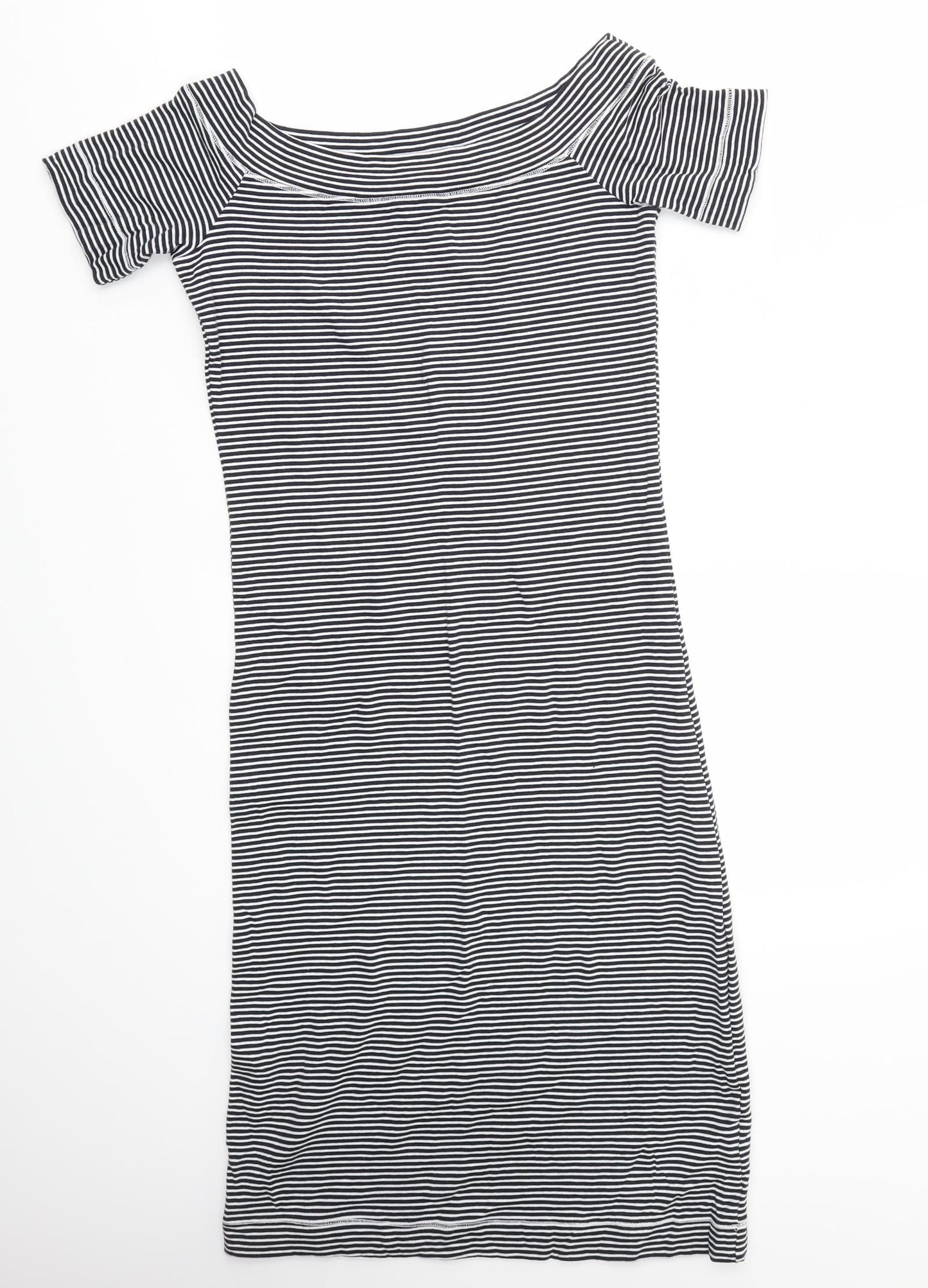H&M Womens Multicoloured Striped  A-Line  Size S