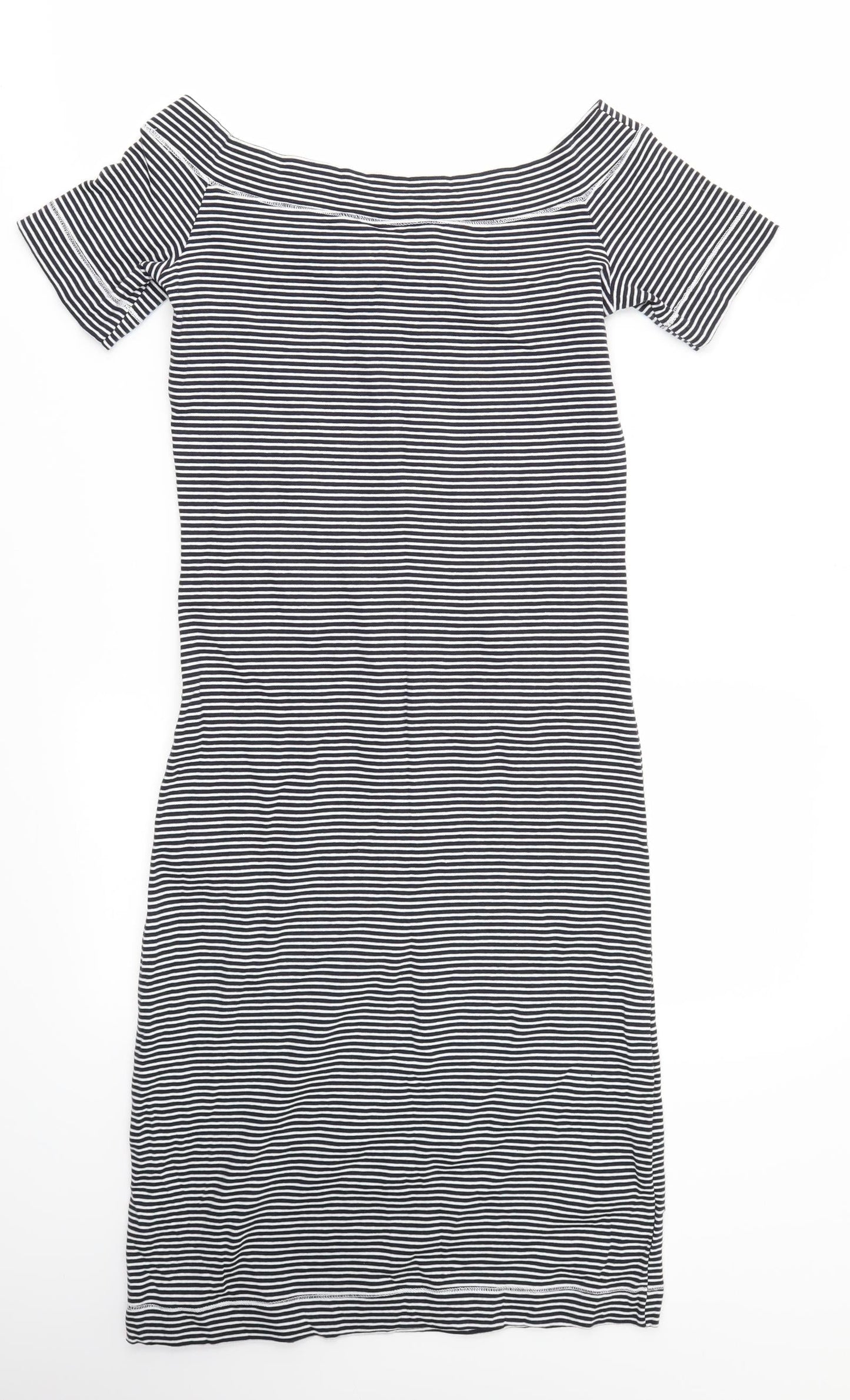 H&M Womens Multicoloured Striped  A-Line  Size S