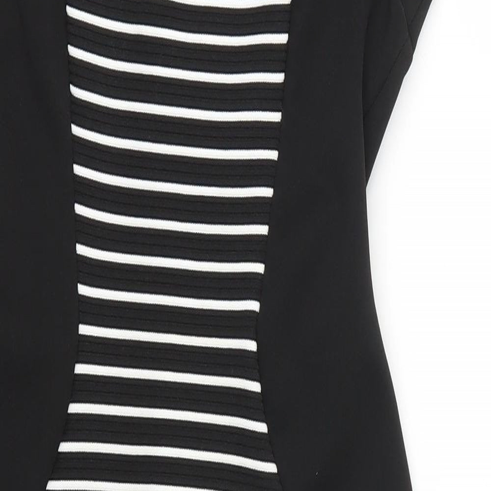 Jessica Womens Multicoloured Striped  A-Line  Size 10